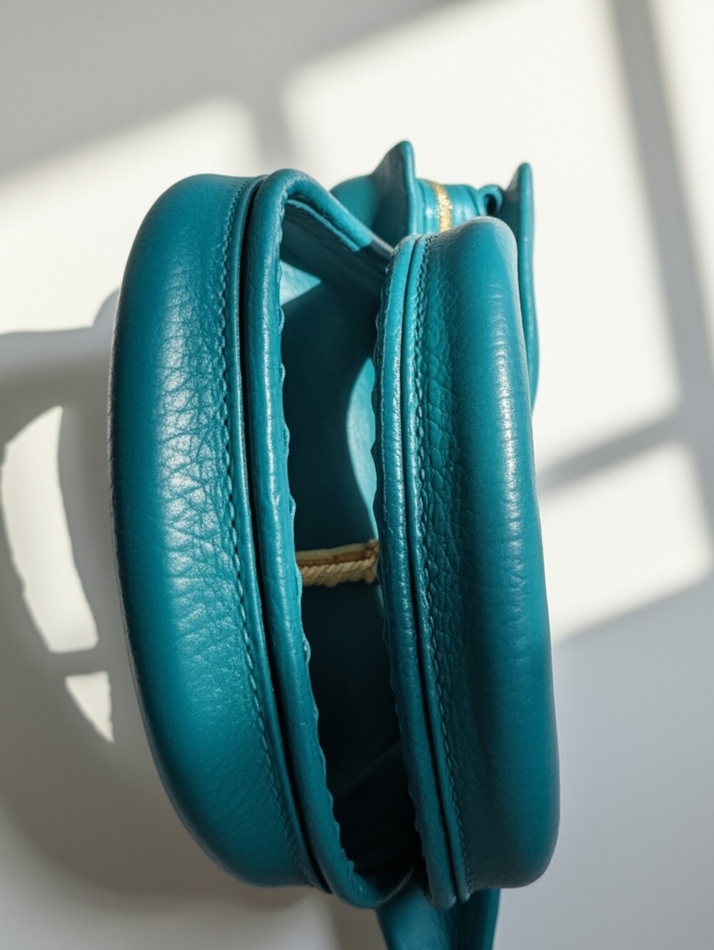 VERSACE Collection Pebbled Calfskin Leather Satchel - Picture 14 of 16